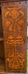  Each of the four side panels has its own unique inlay. Side 1.